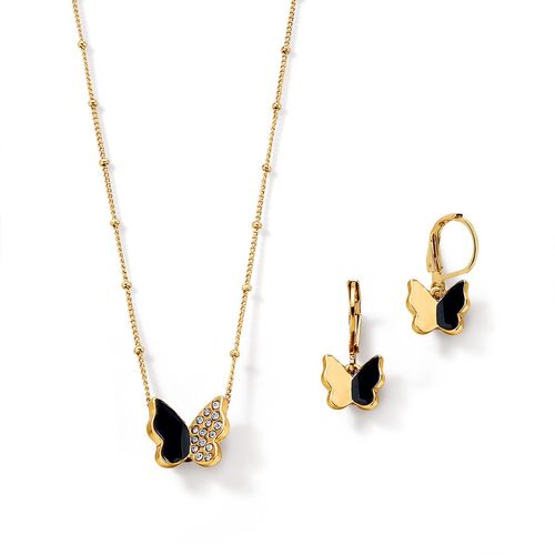 Estuche Collar + Aretes Night Light Glam