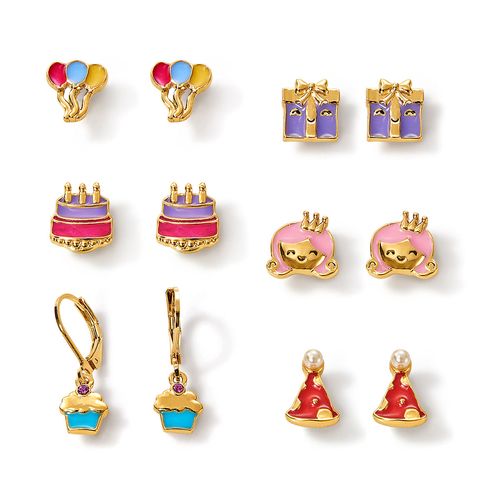 Estuche de Aretes x6 Birthday Girl