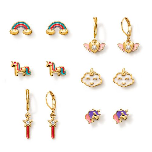 Estuche de Aretes x6 Unicorn Colors